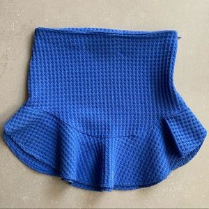 Zara Blue Mini Skirt